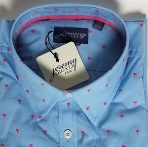 Jeremy Argyle Nyc Light Blue Shirt, Large